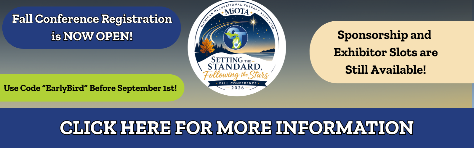 Fall Conference Registration is Now Open! Use code 