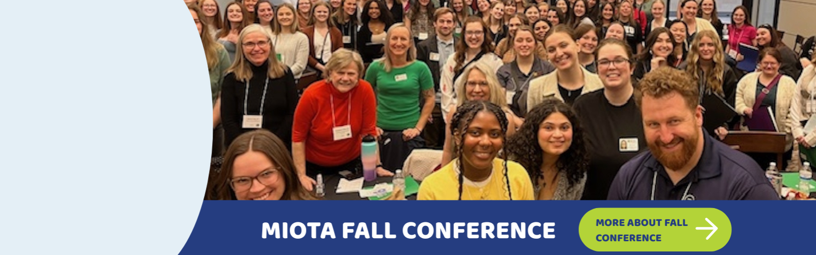 Alt Text: Group of OTs and OTAs at the MiOTA Conference